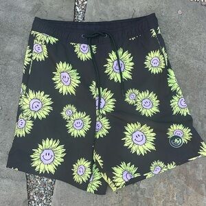 Smiley face shorts